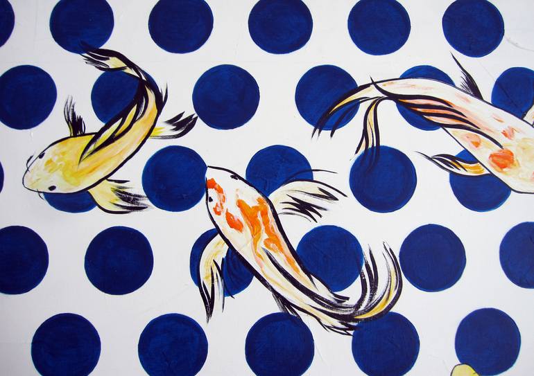 Original Pop Art Fish Painting by Rosha Nutt