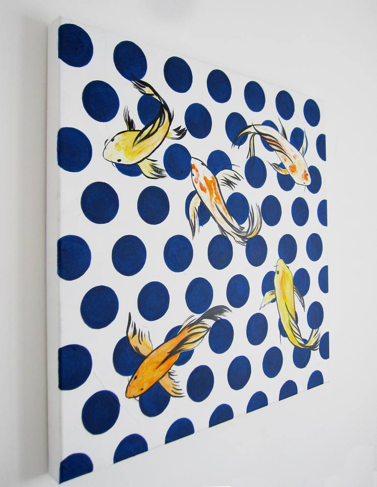 Original Pop Art Fish Painting by Rosha Nutt