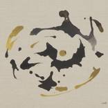 rorschach on linen by Lela Altman