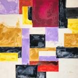 pink square bleed no. 12 by Lela Altman