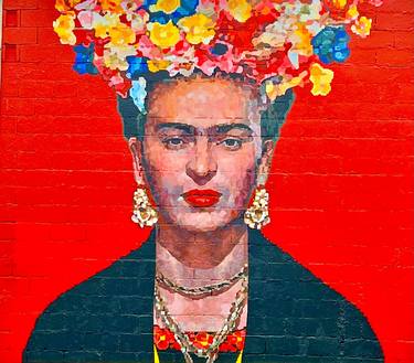 Frida memory on a brick wall thumb