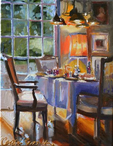 Print of Interiors Paintings by CECILIA ROSSLEE