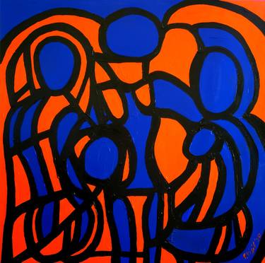 Original Abstract Expressionism Abstract Paintings by Peter Vigil