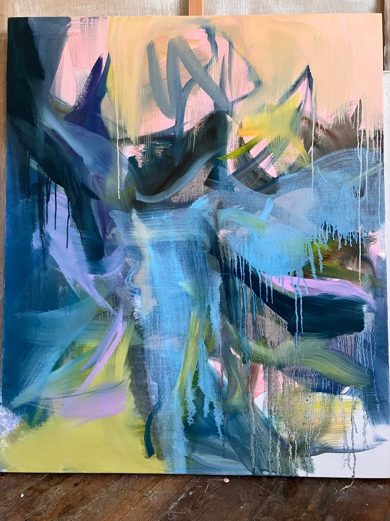 Original Contemporary Abstract Painting by Peggy Cozzi