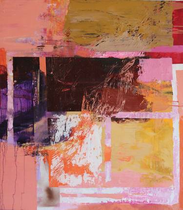 Original Abstract Expressionism Abstract Paintings by Peggy Cozzi