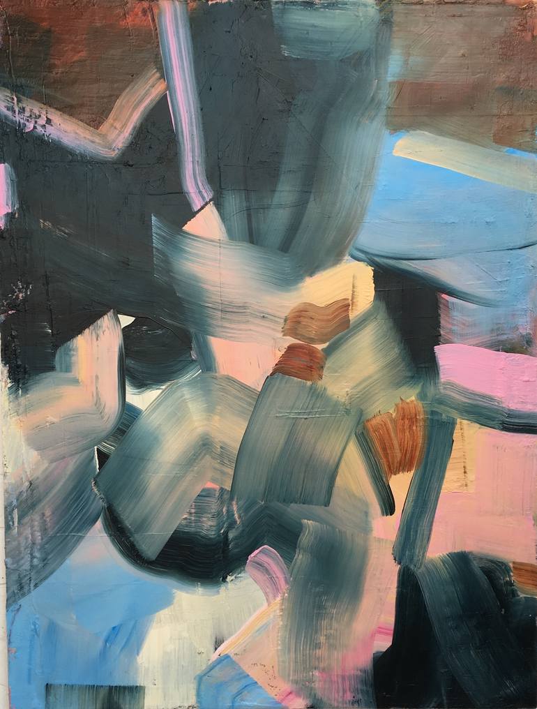 Original Abstract Expressionism Abstract Paintings by Peggy Cozzi