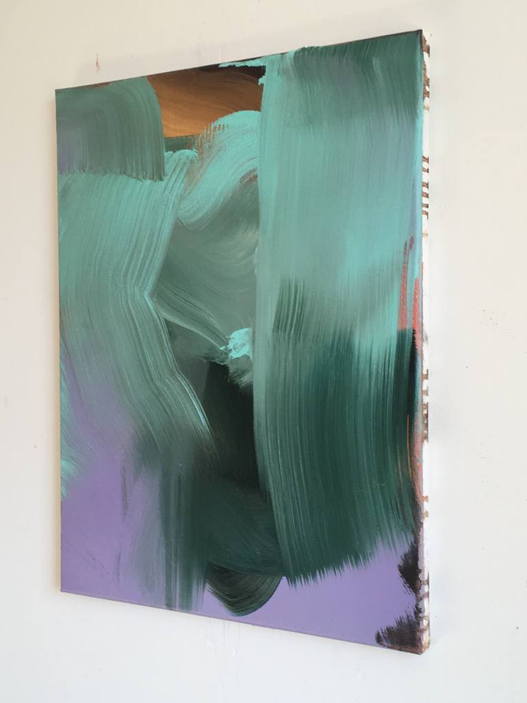Original Abstract Expressionism Abstract Painting by Peggy Cozzi