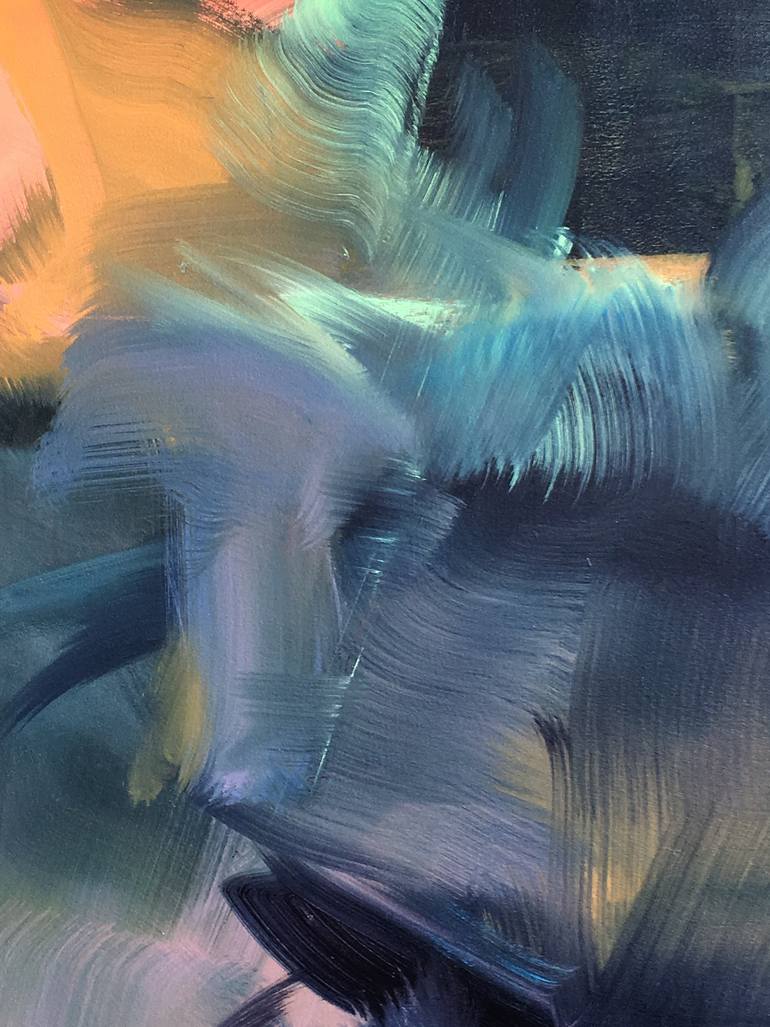 Original Abstract Expressionism Abstract Painting by Peggy Cozzi