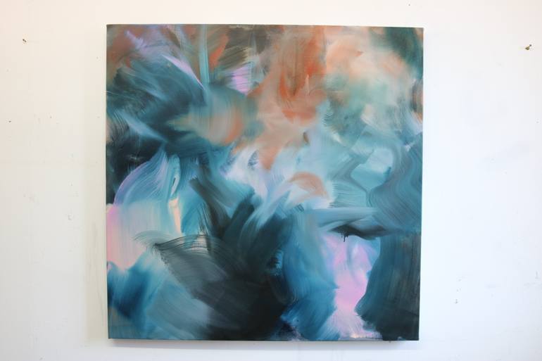 Original Abstract Expressionism Abstract Painting by Peggy Cozzi