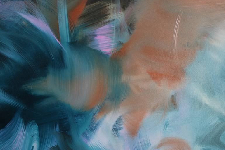 Original Abstract Expressionism Abstract Painting by Peggy Cozzi