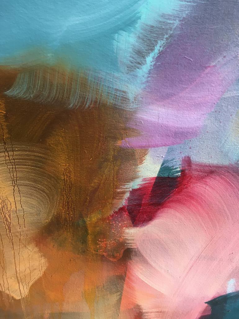 Original Abstract Expressionism Abstract Painting by Peggy Cozzi