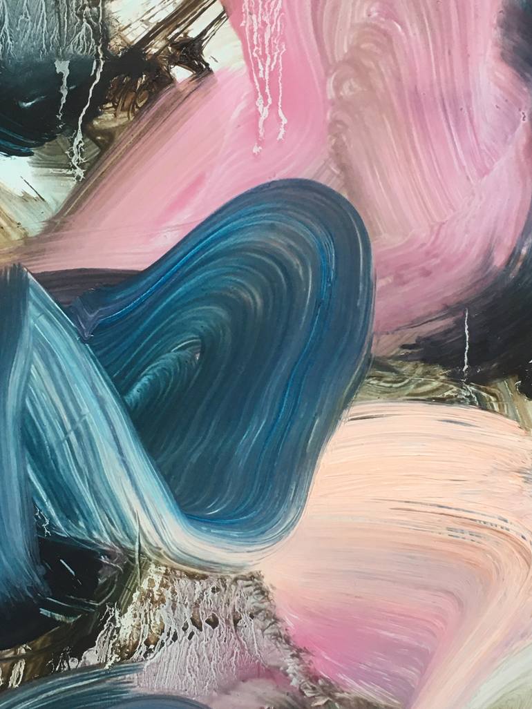 Original Abstract Expressionism Abstract Painting by Peggy Cozzi