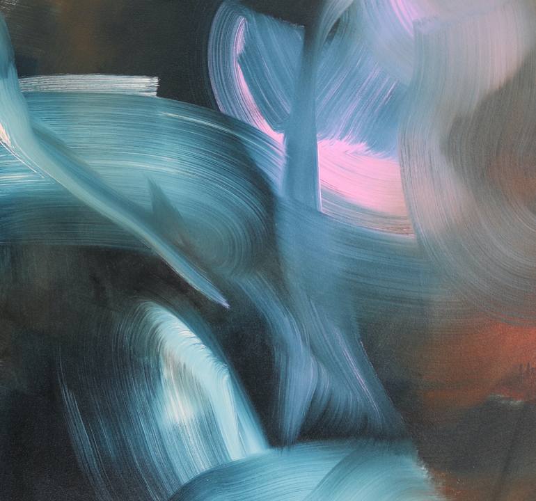 Original Abstract Expressionism Abstract Painting by Peggy Cozzi