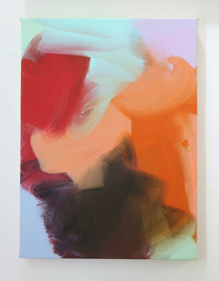 Original Abstract Expressionism Abstract Painting by Peggy Cozzi