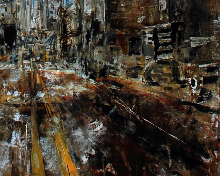 Original Figurative Cities Painting by Andrea Padovani