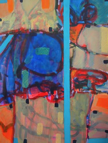 Original Abstract Paintings by Julia Burns