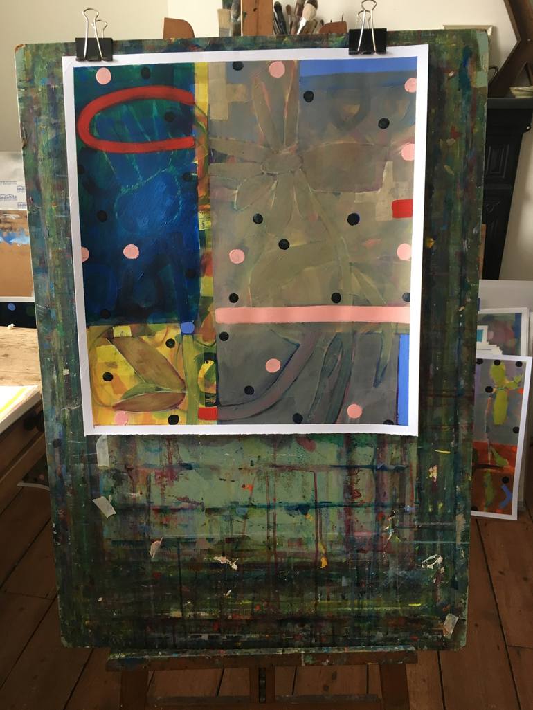 Original Abstract Painting by Julia Burns