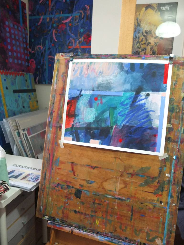 Original Abstract Painting by Julia Burns