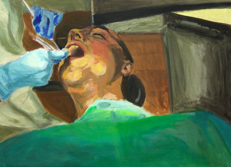 Dentist Painting by David Lebel | 