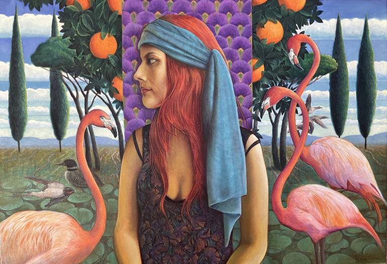 Print of Figurative Nature Paintings by Raoul Sirbu