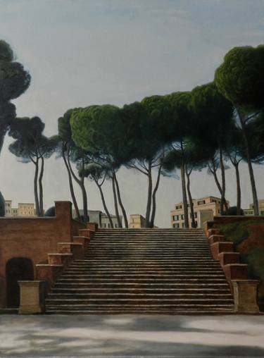 Print of Figurative Landscape Paintings by Raoul Sirbu