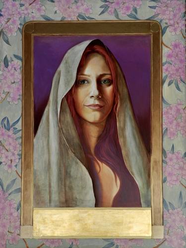 Original Portrait Painting by Raoul Sirbu