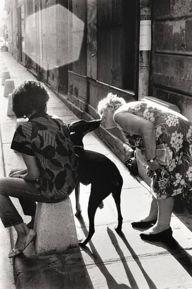 Woman Kissing Dog, Paris - Signed Limited Edition of 50 thumb