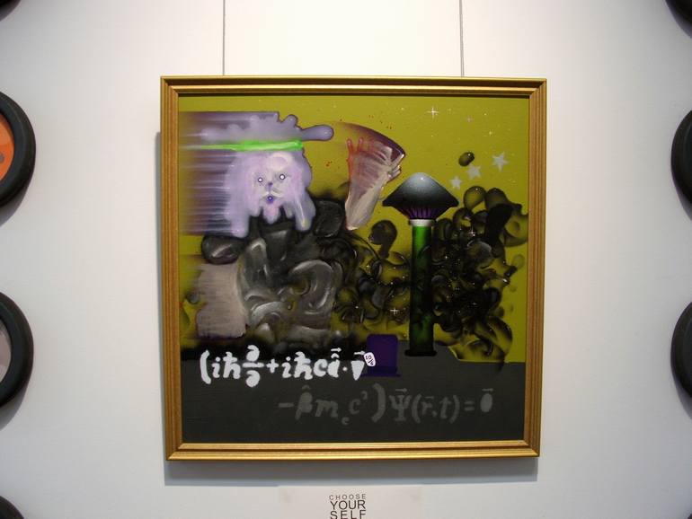 Original Conceptual Science/Technology Painting by William Bil Anderson Jr