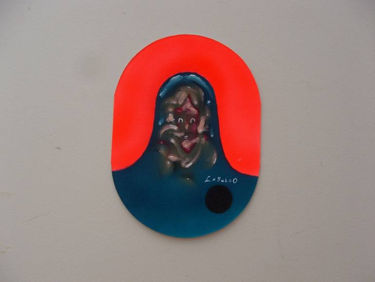 Original Conceptual Outer Space Painting by William Bil Anderson Jr