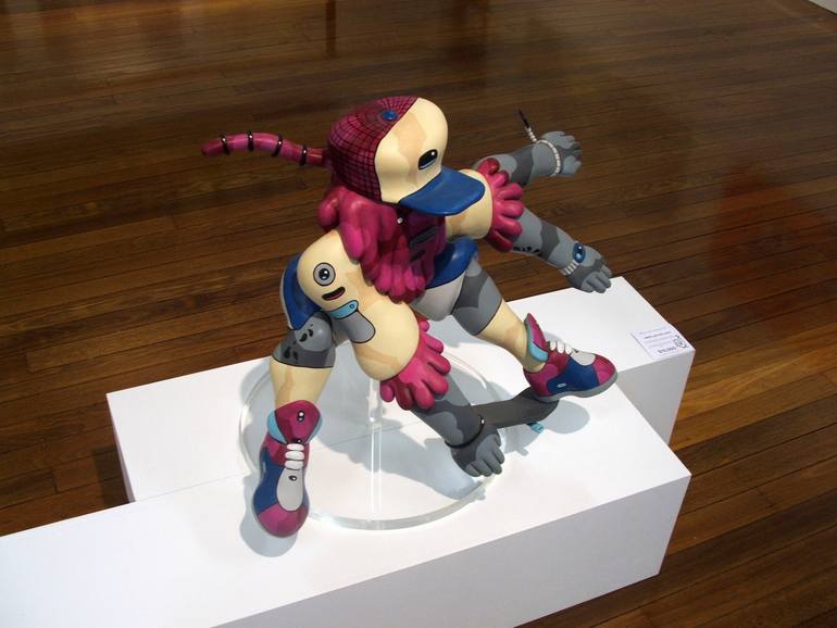 Original Conceptual Science/Technology Sculpture by William Bil Anderson Jr