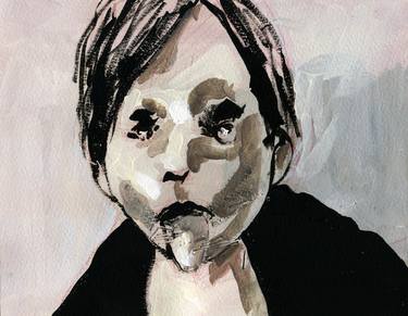 Print of Expressionism Portrait Paintings by Monica Bonzano
