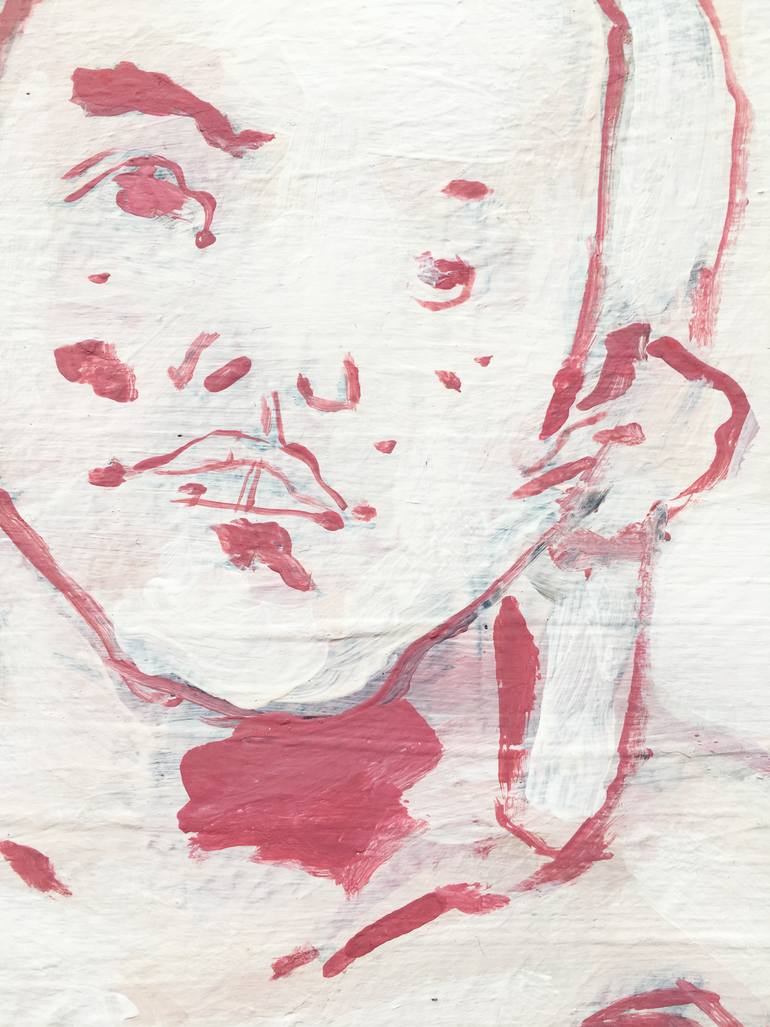 Original Figurative Nude Painting by Monica Bonzano