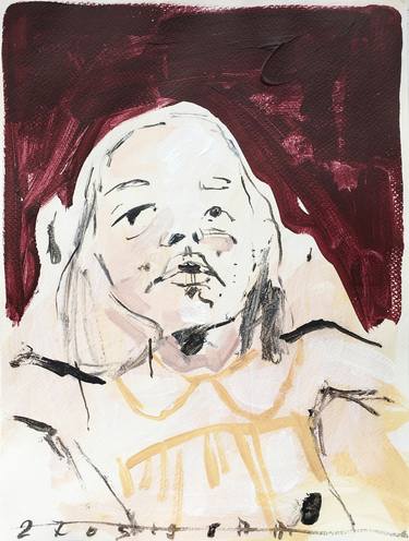 Painting on paper. "GIRL 270519" thumb