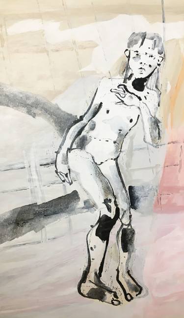 Original Figurative Nude Paintings by Monica Bonzano
