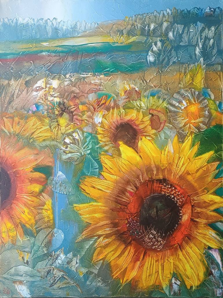 Print of Impressionism Landscape Paintings by Aurum Arts
