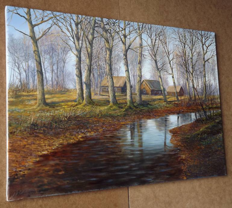 Original Realism Landscape Painting by Aurum Arts