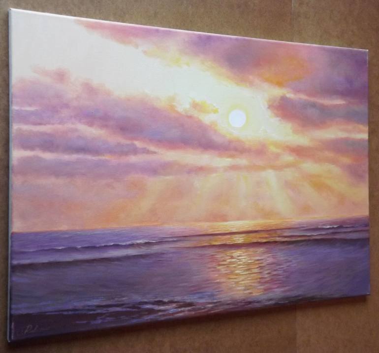 Original Realism Seascape Painting by Aurum Arts