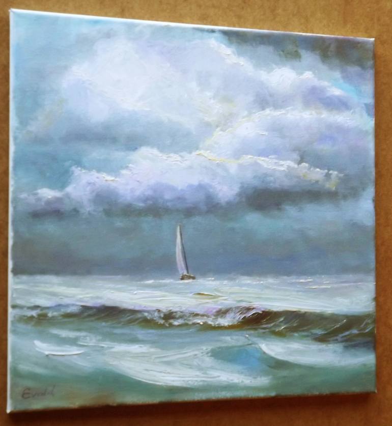 Original Realism Seascape Painting by Aurum Arts