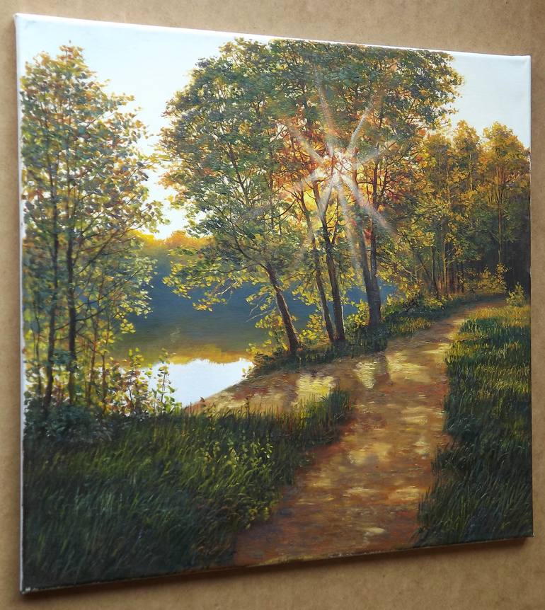 Original Realism Landscape Painting by Aurum Arts