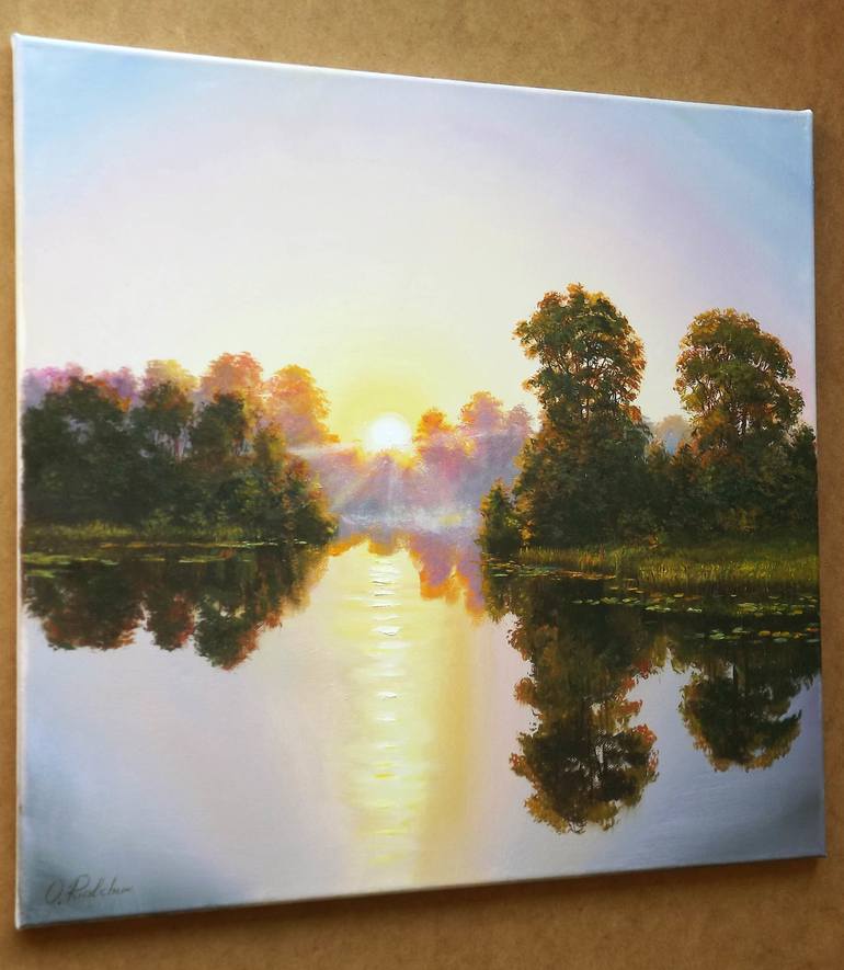 Original Realism Landscape Painting by Aurum Arts