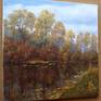 Realistic calm autumnal landscape with river and colourful forest.
Oil on stretched canvas.
Size: 50cmx50cm
The painting is ready to hang and comes with a Certificate of Authenticity, signed by the artist.
I am more than happy to undertake commissions, please just contact me. 

Artist: Oleg Riabchuk