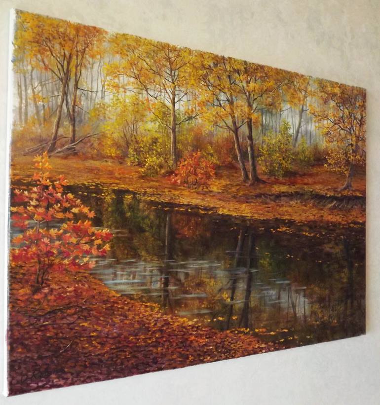 Original Realism Landscape Painting by Aurum Arts