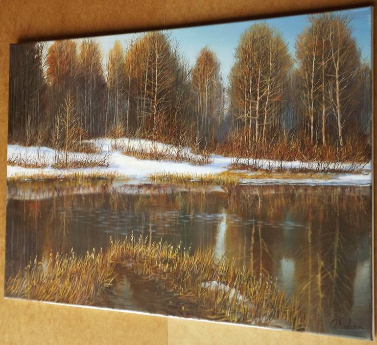 Original Realism Landscape Painting by Aurum Arts