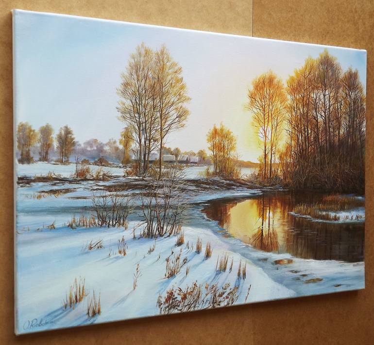 Original Realism Landscape Painting by Aurum Arts