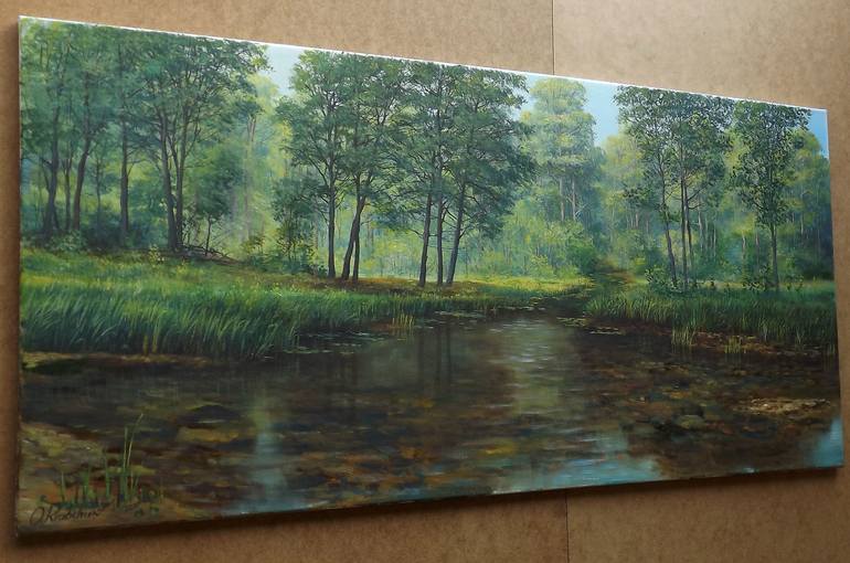 Original Realism Landscape Painting by Aurum Arts