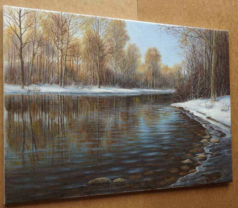 Original Realism Landscape Painting by Aurum Arts