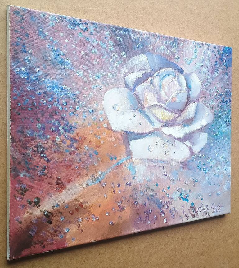 Original Realism Floral Painting by Aurum Arts