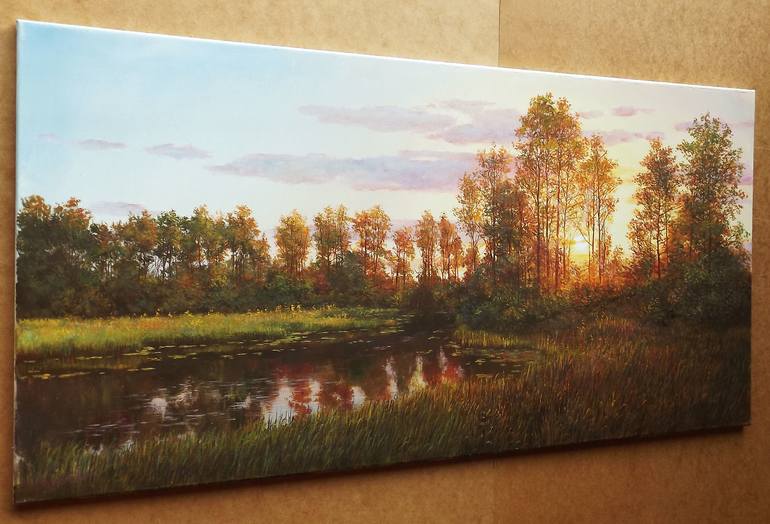 Original Realism Landscape Painting by Aurum Arts