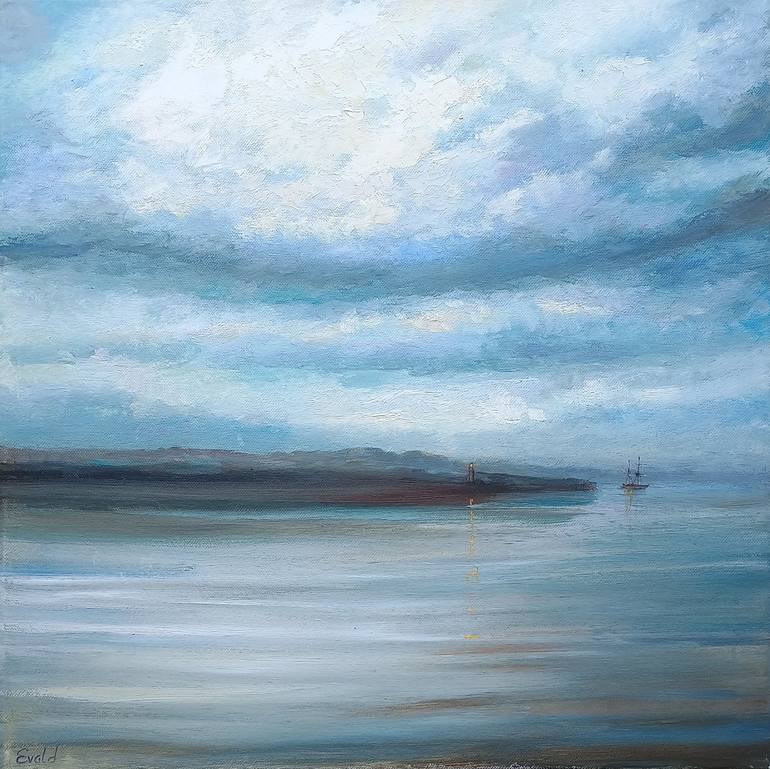 Print of Realism Seascape Paintings by Aurum Arts