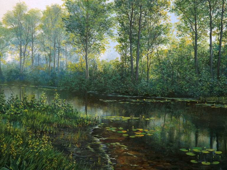 Original Realism Landscape Painting by Aurum Arts